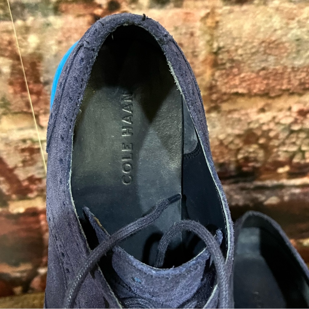 PREOWNED Men’s Cole Haan Zerogrand Wingtip Oxfords - Picture 5 of 9